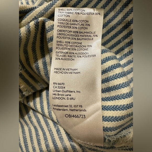 PILCRO XL Anthropologie Denim Sleeveless Corset Crop Tube Top  Club Biker Edgy - Picture 8 of 16